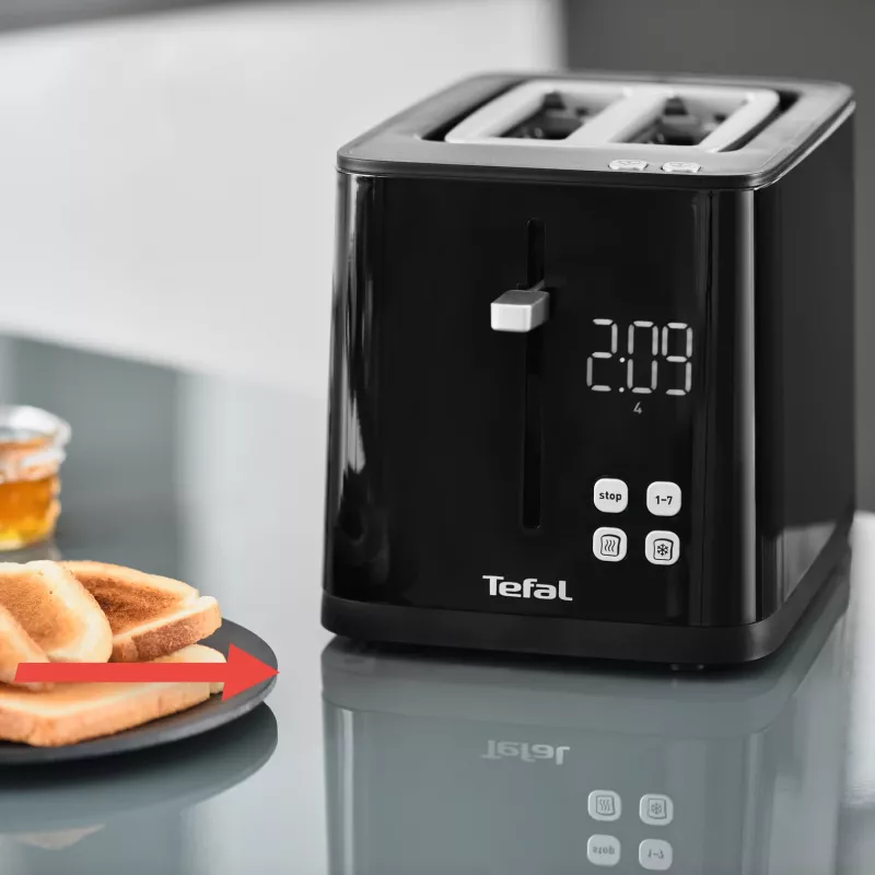 Τοστιέρα Tefal TT6408 — 2 φέτες, 850 W, Μαύρο
