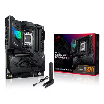 Μητρική ASUS ROG STRIX X870-F GAMING WIFI — AMD X870, Socket AM5, ATX, DDR5, 4x DIMM, Wi‑Fi 7, BT 5.4