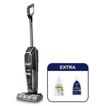 Bissell CrossWave OmniForce Edge Select Κάθετη σκούπα Μπαταρία Στεγνό & Υγρό Πολυτετραφθοροαιθυλένιο (PTFE) Χωρίς σακούλα 0 L 22 W Μαύρο, Γκρι