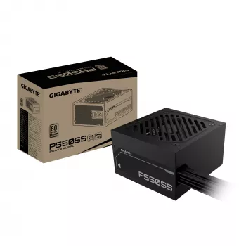 GIGABYTE P550SS Τροφοδοτικό - PCIe 5.0, 80 PLUS Silver, ανεμιστήρας 120mm, συμβατό με ATX 3.0, βύσμα EU