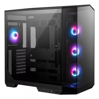 Κουτί PC MSI MAG PANO 100R PZ Midi-Tower Μαύρο, σκληρυμένο γυαλί, υποστηρίζει ATX/microATX, 482×290×519 mm
