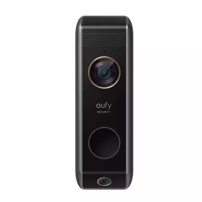 Eufy E8213 ασύρματο βίντεο-κουδούνι 2K με HomeBase, με μπαταρία, Μαύρο/Λευκό