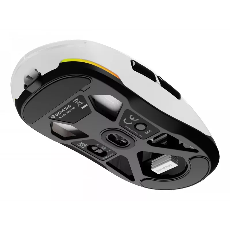 GENESIS Zircon 660 Ποντίκι Gaming Δεξιόχειρας RF Wireless + Bluetooth + USB Type-A Οπτικό 12000 DPI
