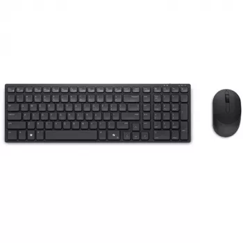 DELL Pro Compact Silent πληκτρολόγιο και ποντίκι - KM555 - Ουκρανικό (QWERTY)