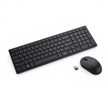 DELL Pro Compact Silent πληκτρολόγιο και ποντίκι - KM555 - Ουκρανικό (QWERTY)