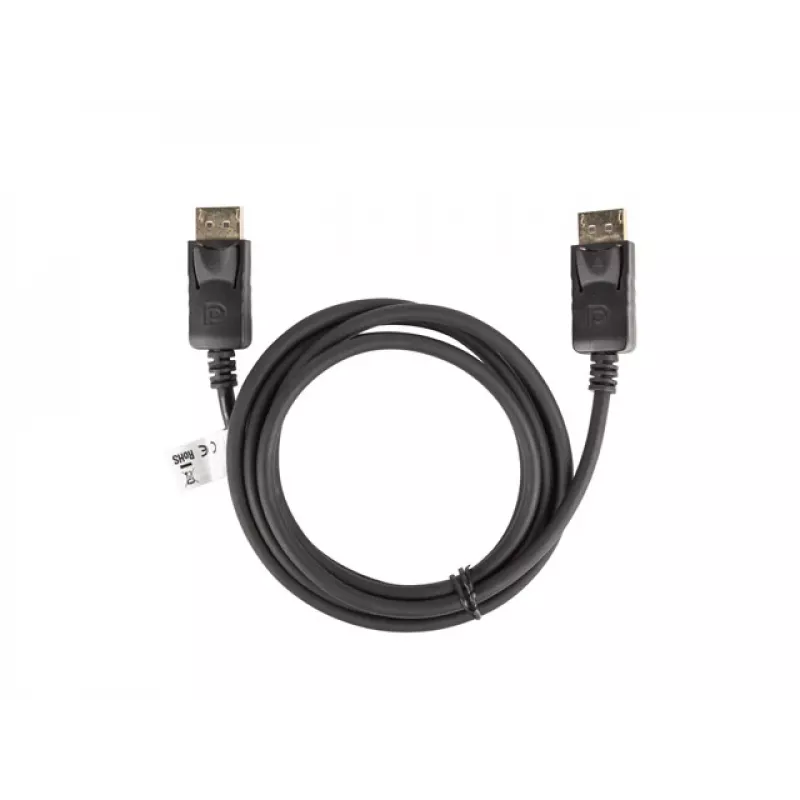 LANBERG καλώδιο DisplayPort M/M 19 Pin V1.2 4k 1,8 m μαύρο