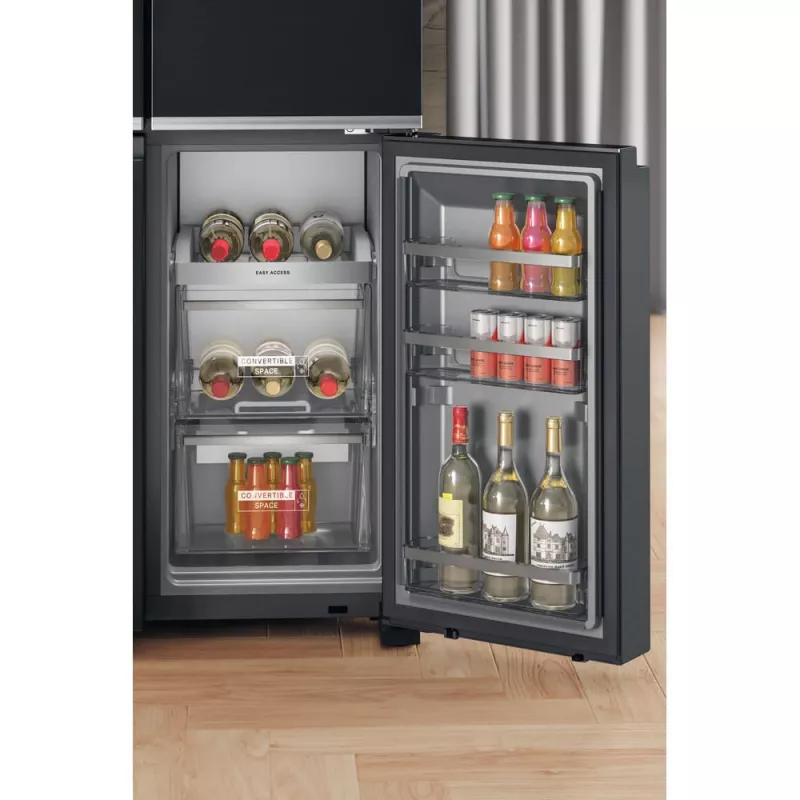 Whirlpool WQ9I FO2BX EF Ψυγείο Side-by-Side Ελεύθερο 592 L Μαύρο