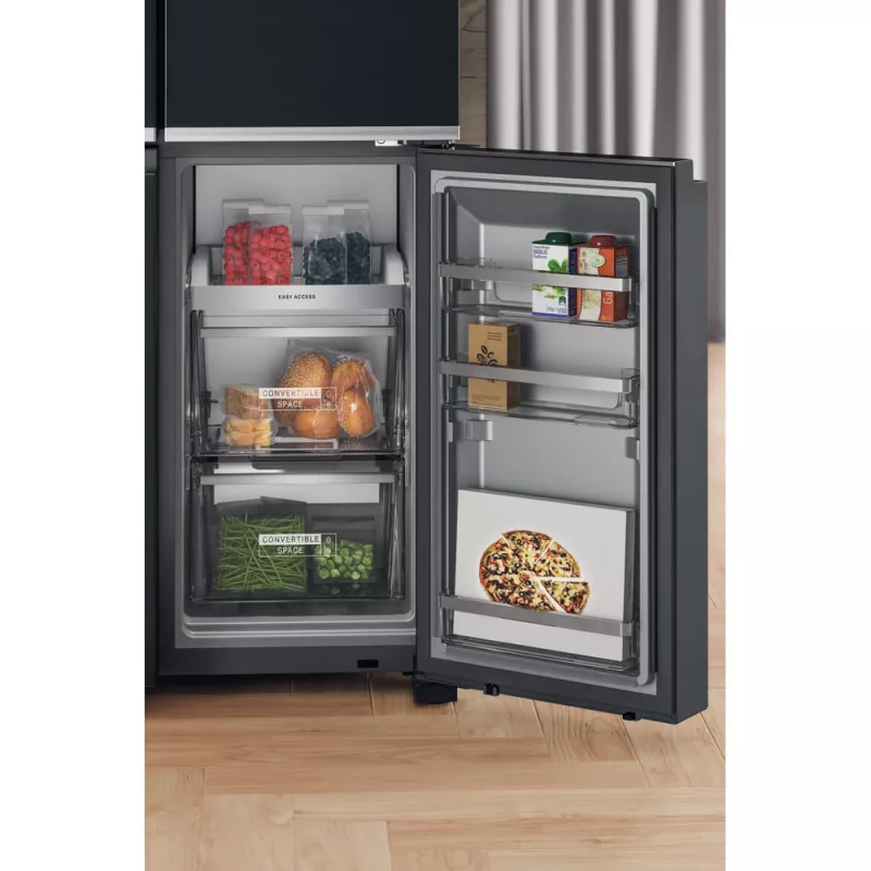 Whirlpool WQ9I FO2BX EF Ψυγείο Side-by-Side Ελεύθερο 592 L Μαύρο