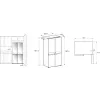 Whirlpool WQ9I FO2BX EF Ψυγείο Side-by-Side Ελεύθερο 592 L Μαύρο