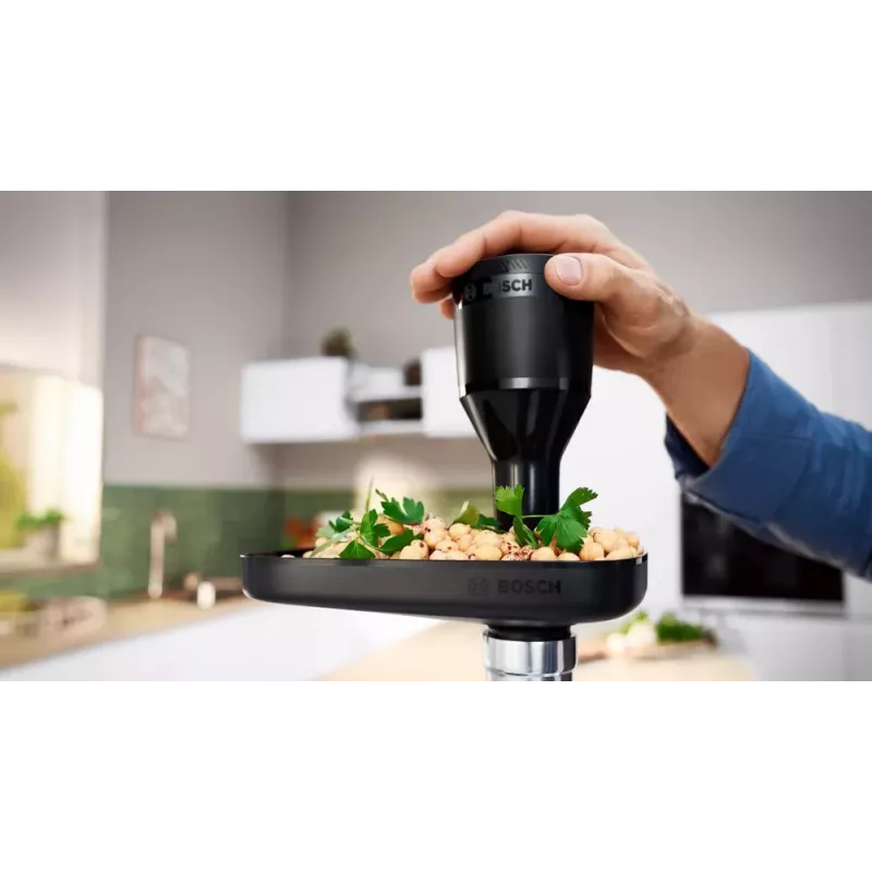 Κιμάς Bosch MFWS430B — 1900 W, 2 ταχύτητες, 2,5 kg/min, Μαύρο/Ασημί, 4,3 kg