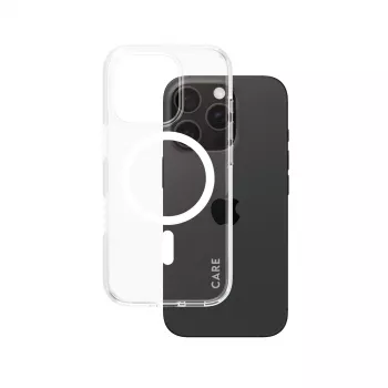 PanzerGlass CARE™ by ® Urban Combat Θήκη διαφανής με λευκό MagSafe iPhone 16 Pro