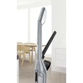 Ηλεκτρική σκούπα stick Bosch BCH3P210 2-in-1, στεγνό καθάρισμα, δοχείο σκόνης 0,4 L, ασύρματη + λειτουργία με ρεύμα, γκρι/μαύρο, 3 kg
