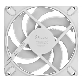 Fractal Design Momentum 12 FD-F-MO1-1202 ανεμιστήρας θήκης, 120 mm, 350–2200 RPM, 4 ακίδων, 31,3 dB, λευκό