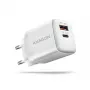 Φορτιστής για φορητές συσκευές Axagon ACU-PQ20W Universal λευκό