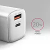 Φορτιστής για φορητές συσκευές Axagon ACU-PQ20W Universal λευκό