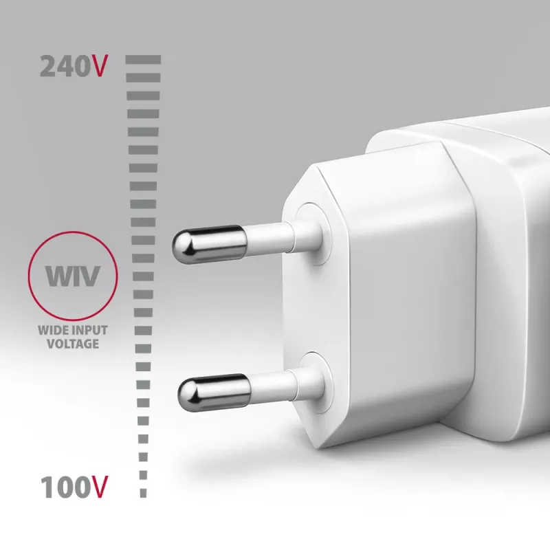 Φορτιστής για φορητές συσκευές Axagon ACU-PQ20W Universal λευκό