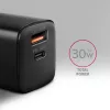 Axagon ACU-PQ30 PD3.0 & QC4+ 2xOUTPUTS επιτοίχιος φορτιστής 30W