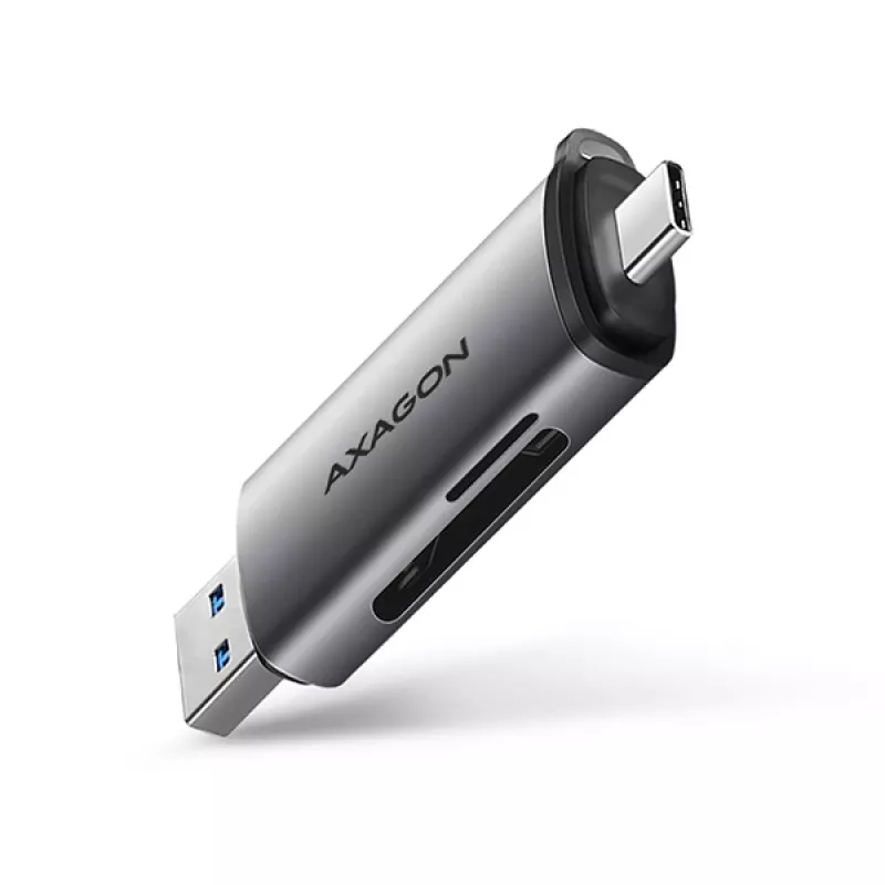 Axagon CRE-SAC SuperSpeed USB-C+USB-A αναγνώστης καρτών 5 Gbit/s