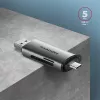 Axagon CRE-SAC SuperSpeed USB-C+USB-A αναγνώστης καρτών 5 Gbit/s