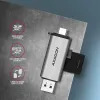 Axagon CRE-SAC SuperSpeed USB-C+USB-A αναγνώστης καρτών 5 Gbit/s