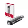 Axagon CRE-SAC SuperSpeed USB-C+USB-A αναγνώστης καρτών 5 Gbit/s