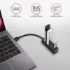 Axagon HUE-M1A 4x USB 3.2 Gen 1 MINI Hub, μέταλλο, καλώδιο USB-A 20 cm