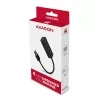 Axagon HUE-M1A 4x USB 3.2 Gen 1 MINI Hub, μέταλλο, καλώδιο USB-A 20 cm