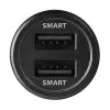 Axagon PWC-5V5 SMART Auto φορτιστής 24W, 2x θύρα USB-A, 5V/2,4A + 5V/2,4A