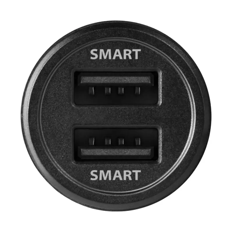 Axagon PWC-5V5 SMART Auto φορτιστής 24W, 2x θύρα USB-A, 5V/2,4A + 5V/2,4A