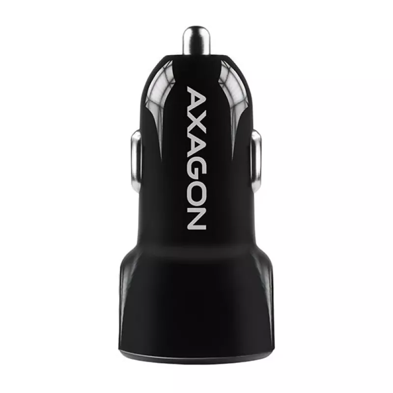Axagon PWC-5V5 SMART Auto φορτιστής 24W, 2x θύρα USB-A, 5V/2,4A + 5V/2,4A