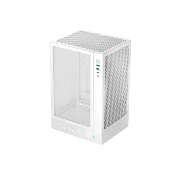 DeepCool CH170 Digital R-CH170-WHNPI0D-G-1 θήκη υπολογιστή Mini-ITX Mini Tower χωρίς τροφοδοτικό, 2x USB 3.0, USB-C, λευκή