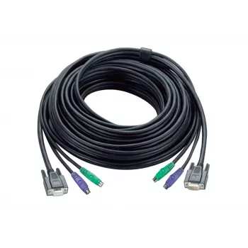 Καλώδιο KVM ATEN PS/2 HDB 1,2 m Μαύρο