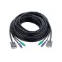 Καλώδιο KVM ATEN PS/2 HDB 1,2 m Μαύρο