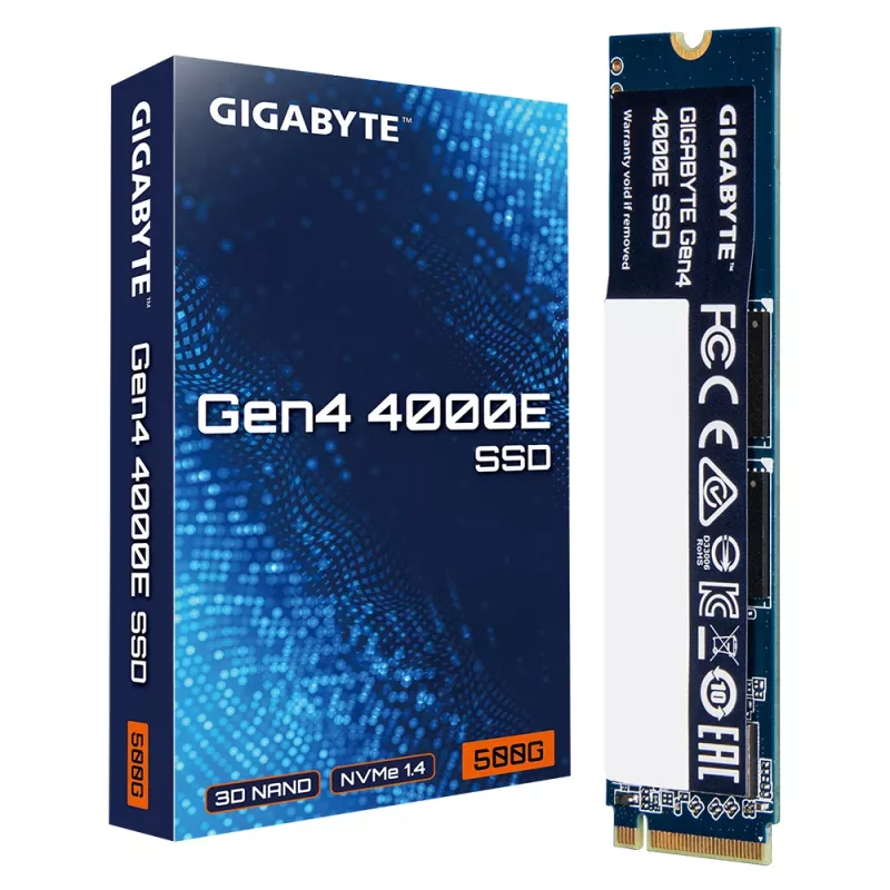 Δίσκος SSD GIGABYTE 500 GB M.2 PCI Express 4.0 NVMe Gen4 4000E