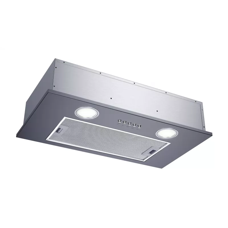 Candy CBG52SX Εντοιχιζόμενη εστία Ασημί 168 m³/h