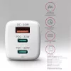 Axagon ACU-DPQ65W PD3.0 & QC4+ 3x ΕΞΟΔΟΙ φορτιστής τοίχου 65W