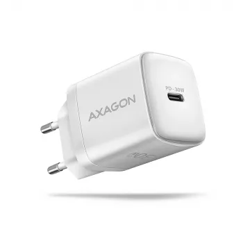Φορτιστής τοίχου Axagon ACU-PD30W 1x QC3.0/AFC/FCP/PD Type-C 30W λευκό