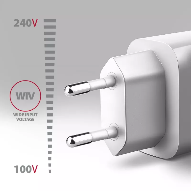 Axagon ACU-QC18W QC3.0 1xOUTPUT φορτιστής τοίχου 18W
