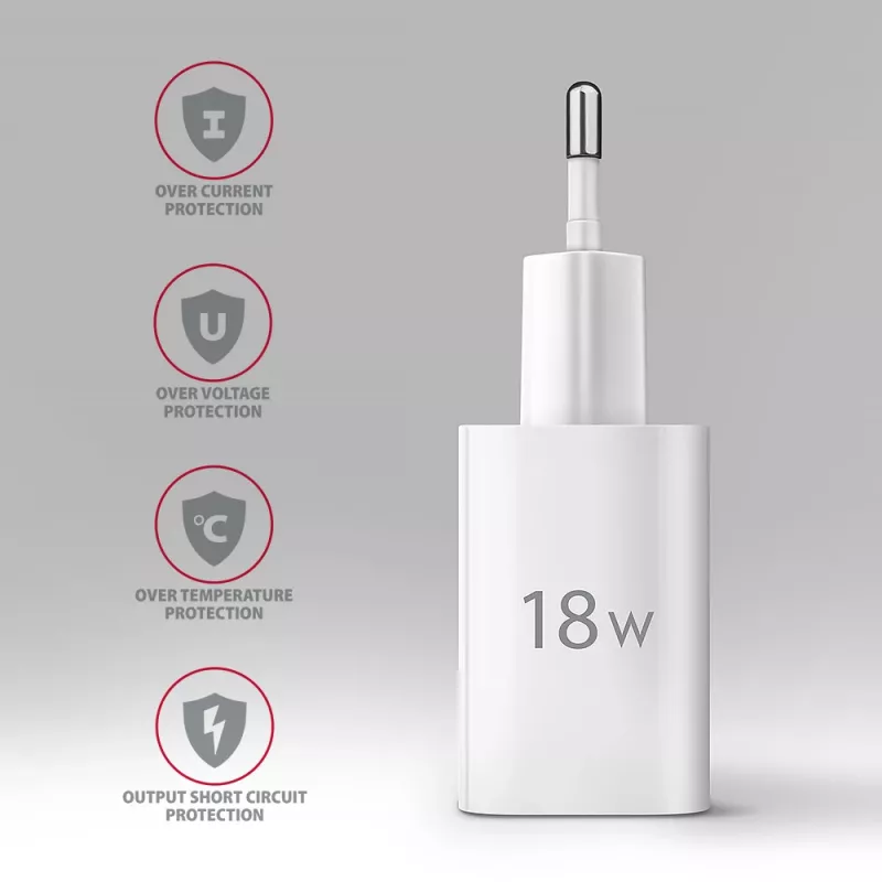 Axagon ACU-QC18W QC3.0 1xOUTPUT φορτιστής τοίχου 18W