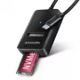 Axagon ADM2-CM προσαρμογέας USB-C M.2 NVMe SATA 10Gbps μαύρος