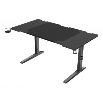 Ίσιο γραφείο υπολογιστή GENESIS NDS-2249 μαύρο MDF 140x75cm