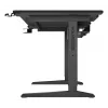 Ίσιο γραφείο υπολογιστή GENESIS NDS-2249 μαύρο MDF 140x75cm