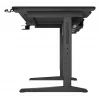 Ίσιο γραφείο υπολογιστή GENESIS NDS-2249 μαύρο MDF 140x75cm