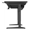 Ίσιο γραφείο υπολογιστή GENESIS NDS-2249 μαύρο MDF 140x75cm