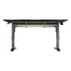 Ίσιο γραφείο υπολογιστή GENESIS NDS-2249 μαύρο MDF 140x75cm