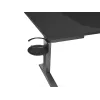 Ίσιο γραφείο υπολογιστή GENESIS NDS-2249 μαύρο MDF 140x75cm