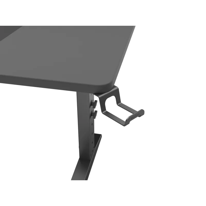 Ίσιο γραφείο υπολογιστή GENESIS NDS-2249 μαύρο MDF 140x75cm