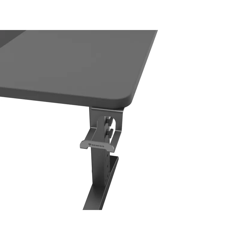 Ίσιο γραφείο υπολογιστή GENESIS NDS-2249 μαύρο MDF 140x75cm
