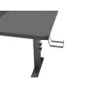 Ίσιο γραφείο υπολογιστή GENESIS NDS-2249 μαύρο MDF 140x75cm