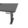 Ίσιο γραφείο υπολογιστή GENESIS NDS-2249 μαύρο MDF 140x75cm